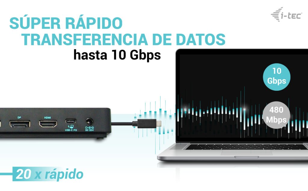 EAN 8595611706592 - i-tec C31TRIPLEDOCKPDPRO2 base para portátil y replicador de puertos Alámbrico USB 3.2 Gen 1 (3.1 Gen 1) imagen 9