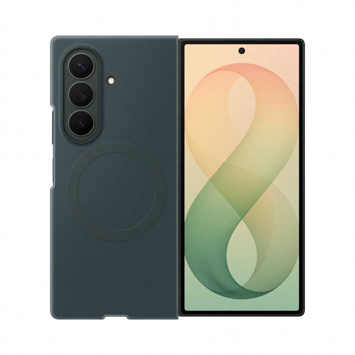 Samsung Silicone Magnet Case Fr Galaxy Fold8 Ultra Green