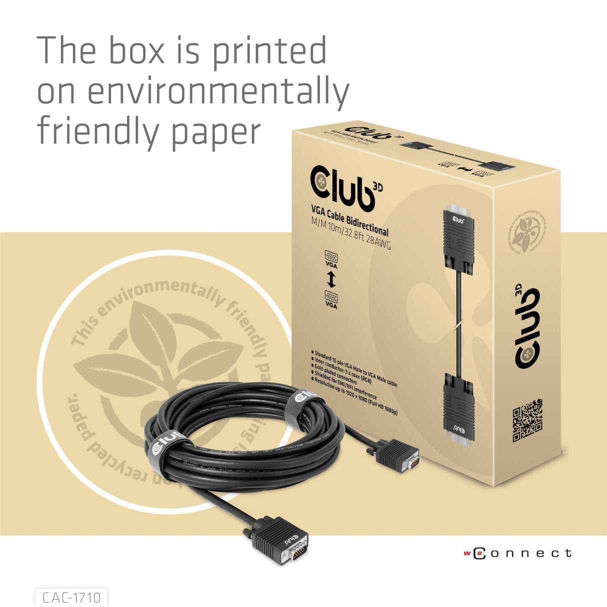 EAN 8719214472191 - CLUB3D CAC-1710 cable VGA 10 m VGA (D-Sub) Negro imagen 9