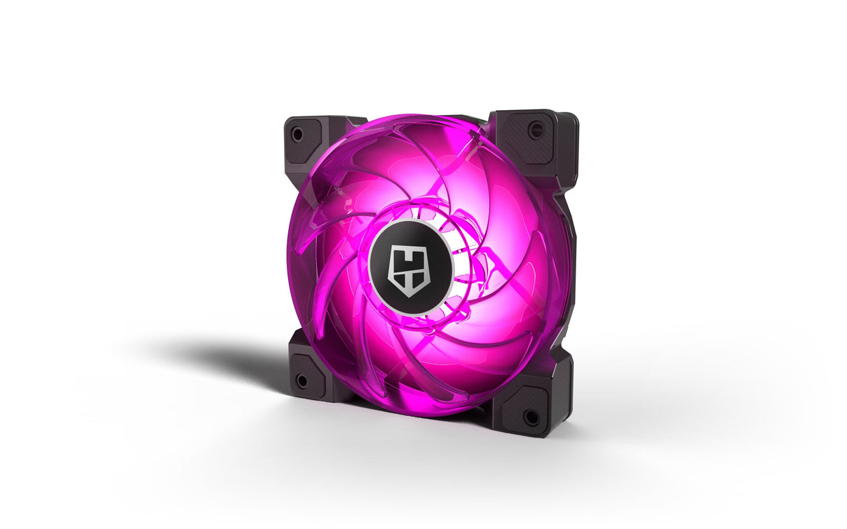 Nox Ventilador 120x120 Hummer H-Sync Rgb Pack 3uds Control Pwm/ Conector De 4 Pines
