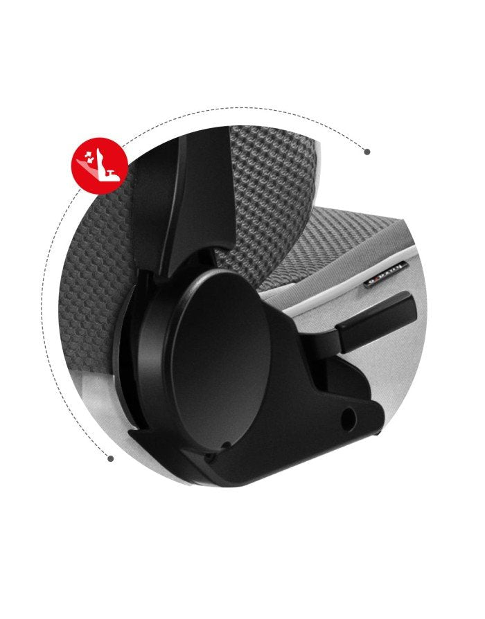 EAN 5903796012989 - Huzaro Force 6.2 Silla para videojuegos de PC Asiento (de seguridad) de butaca Gris, Blanco imagen 12