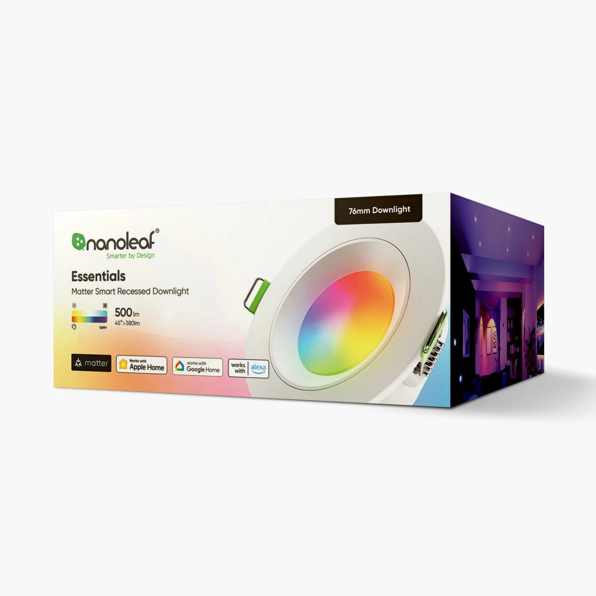 Nanoleaf Essentials Smart Downlight Matter 6w 450lm Rgbcw