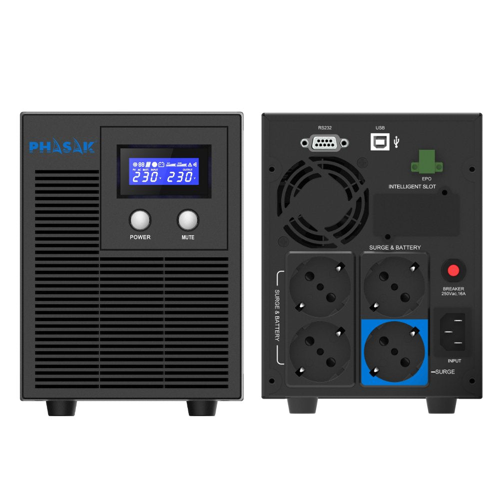 EAN 5605922009206 - Phasak Protekt Torre sistema de alimentación ininterrumpida (UPS) Línea interactiva 1,06 kVA 700 W 4 sali imagen 2