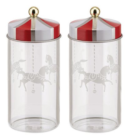 Alessi Circus Contenedor De Especias Juego De 2 Mw68s2