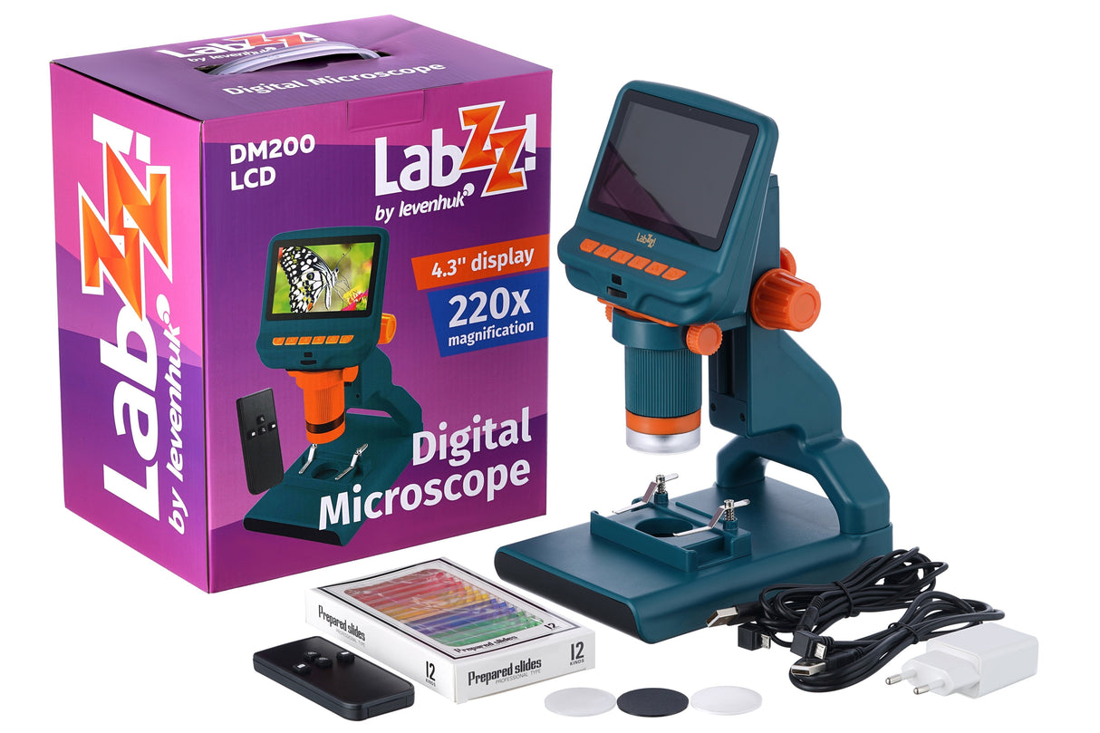 Microscopio Levenhuk Labzz Dm200 220x Digital
