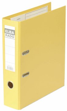 Elba Archivador Anchura Del Lomo 8 Cm Din A4 Plástico Amarillo