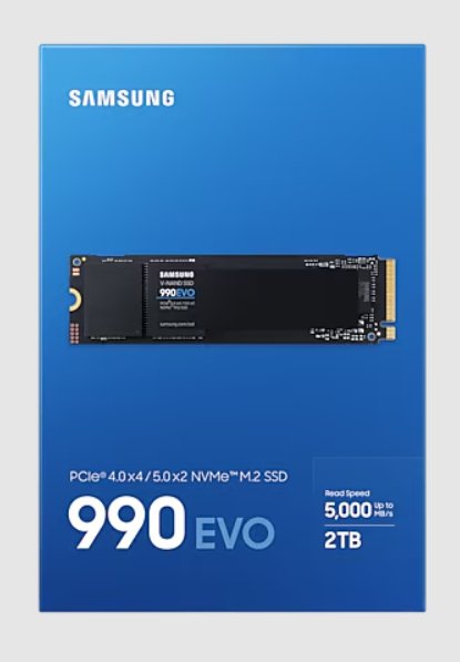 EAN 0887276798028 - Samsung 990 EVO 2 TB M.2 PCI Express 4.0 NVMe V-NAND TLC imagen 4