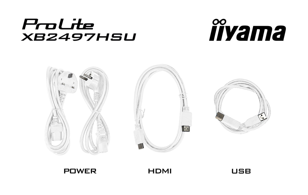 EAN 4948570125838 - iiyama ProLite XB2497HSU-W1 pantalla para PC 60,5 cm (23.8") 1920 x 1080 Pixeles Full HD LED Blanco imagen 19