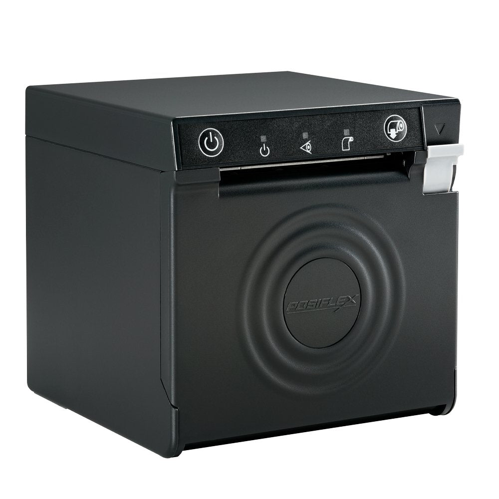 Impresora Posiflex Pp-7900 Negra, Usb, Rs232 & Ethernet, Autocorte. Fuente Alimentación Incluida.