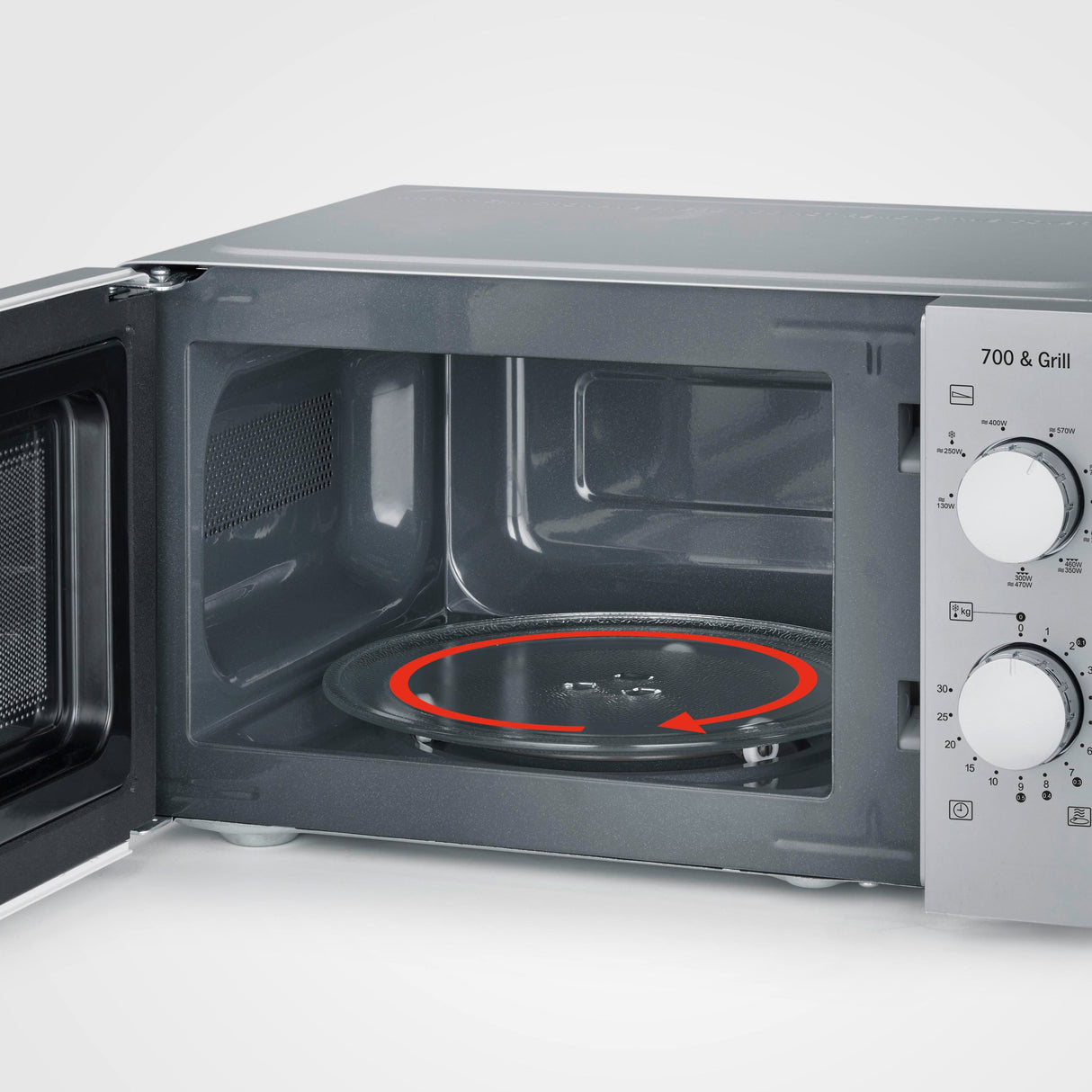 EAN 4008146042409 - Severin MW 7780 microondas Negro, Plata Microondas con grill Encimera 17 L 700 W imagen 2