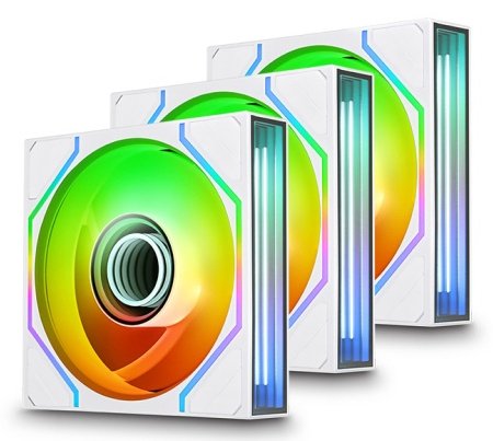 K Cooler Swafan Infinity Ex14 Argb Sync Blanco 3pack Fan