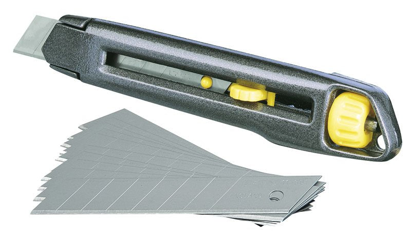 Stanley Interbloqueo De Cortador, 18 Mm, Cortador De Cajas 1-10-018