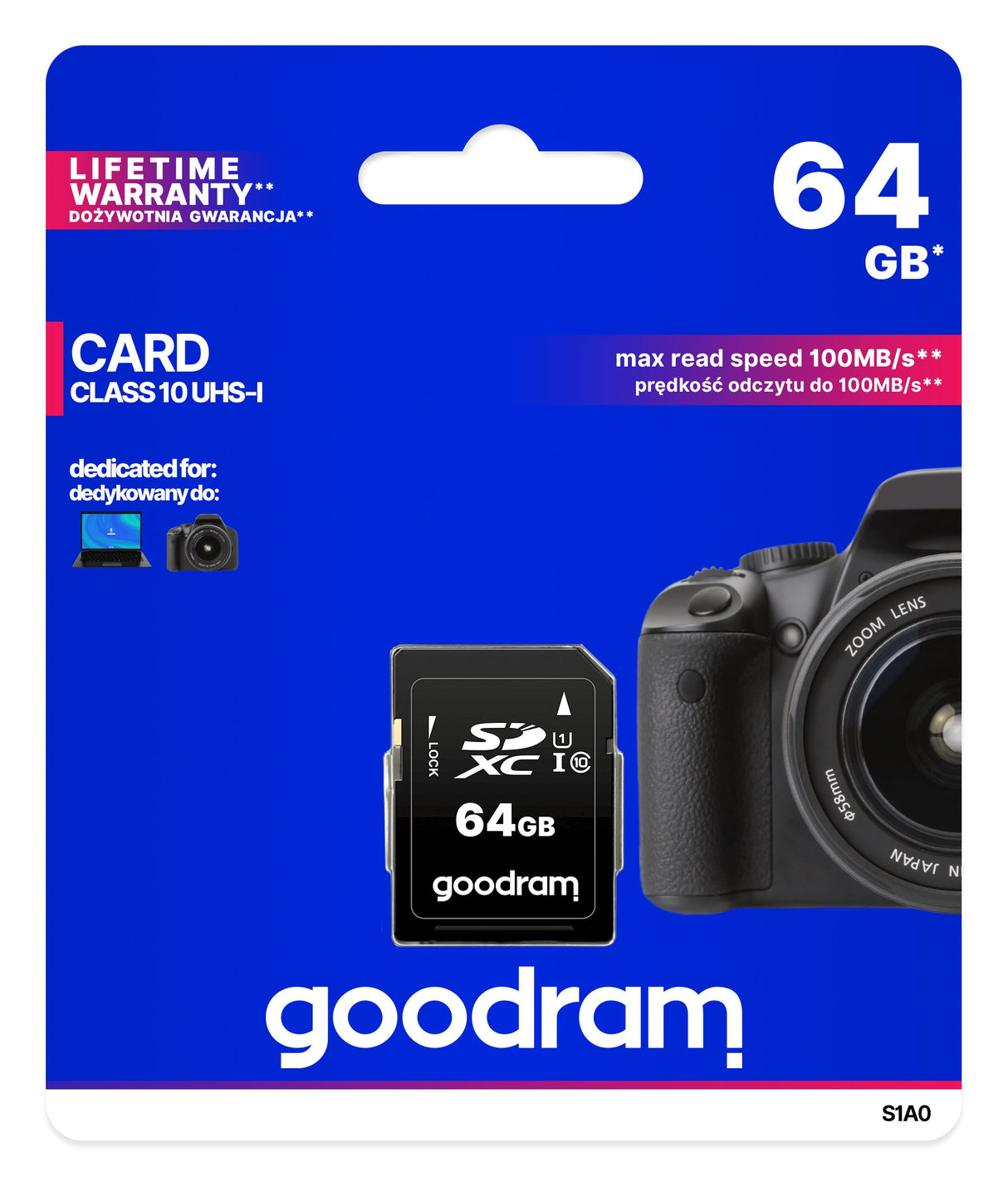 EAN 5908267930229 - Goodram S1A0 64 GB SDXC UHS-I Clase 10 imagen 3
