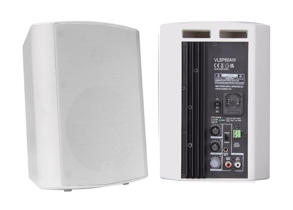 Active Speaker Set, White. .