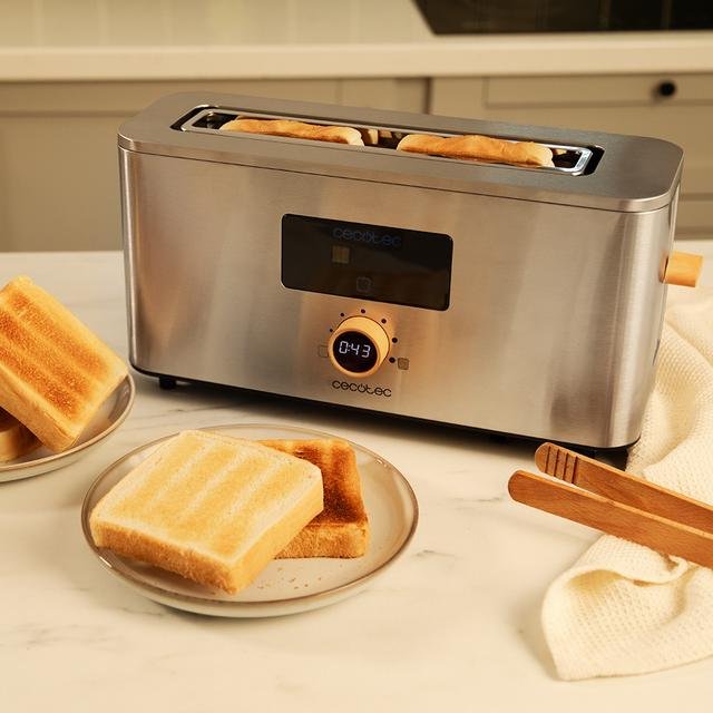 EAN 8435484048453 - Cecotec 04845 tostadora 7 2 rebanada(s) 1000 W Acero inoxidable imagen 9