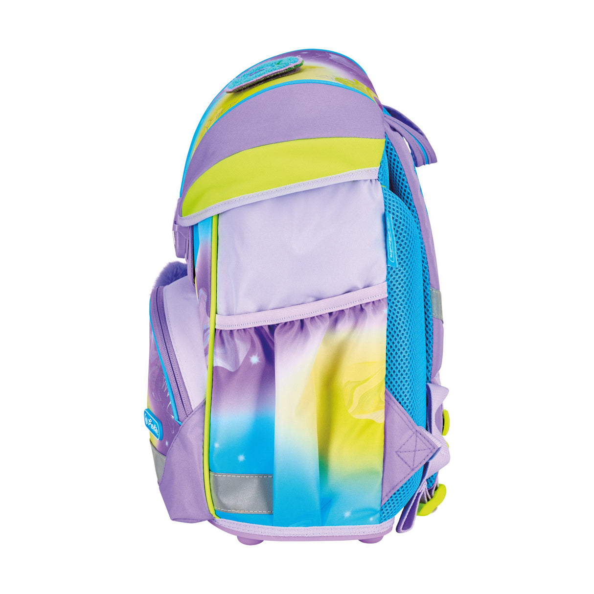 EAN 4008110396392 - Herlitz UltraLight XL Plus Little Monster juego de mochila escolar Chica Poliéster Azul, Lila, Amarillo imagen 8