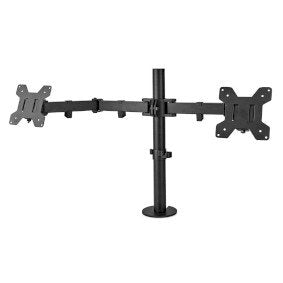 Nedis Schreibtisch Monitorhalterung 2 Bildschirme 15 - 32 " 75x75 / 100x100 Vollbeweglich