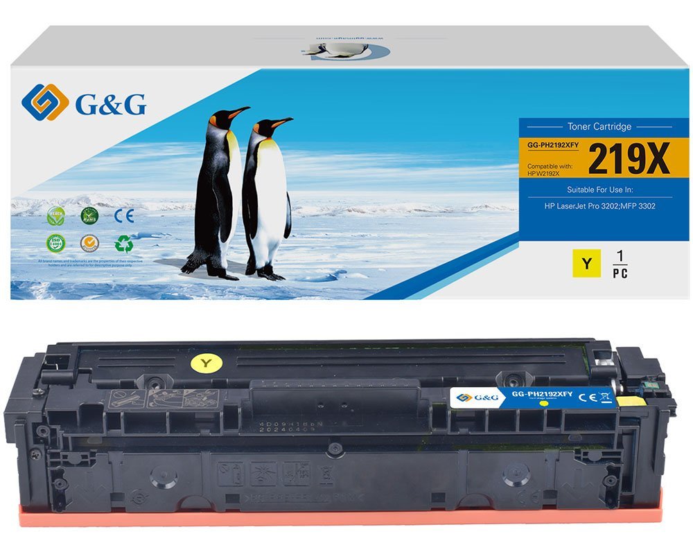 G&G Toner Compatible Con Hp 219x Amarillo