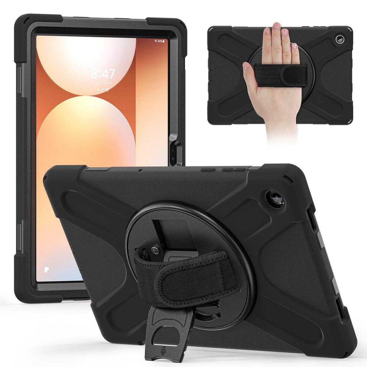 4smarts 541749 Funda Para Tablet 22,1 Cm (8.7") Negro