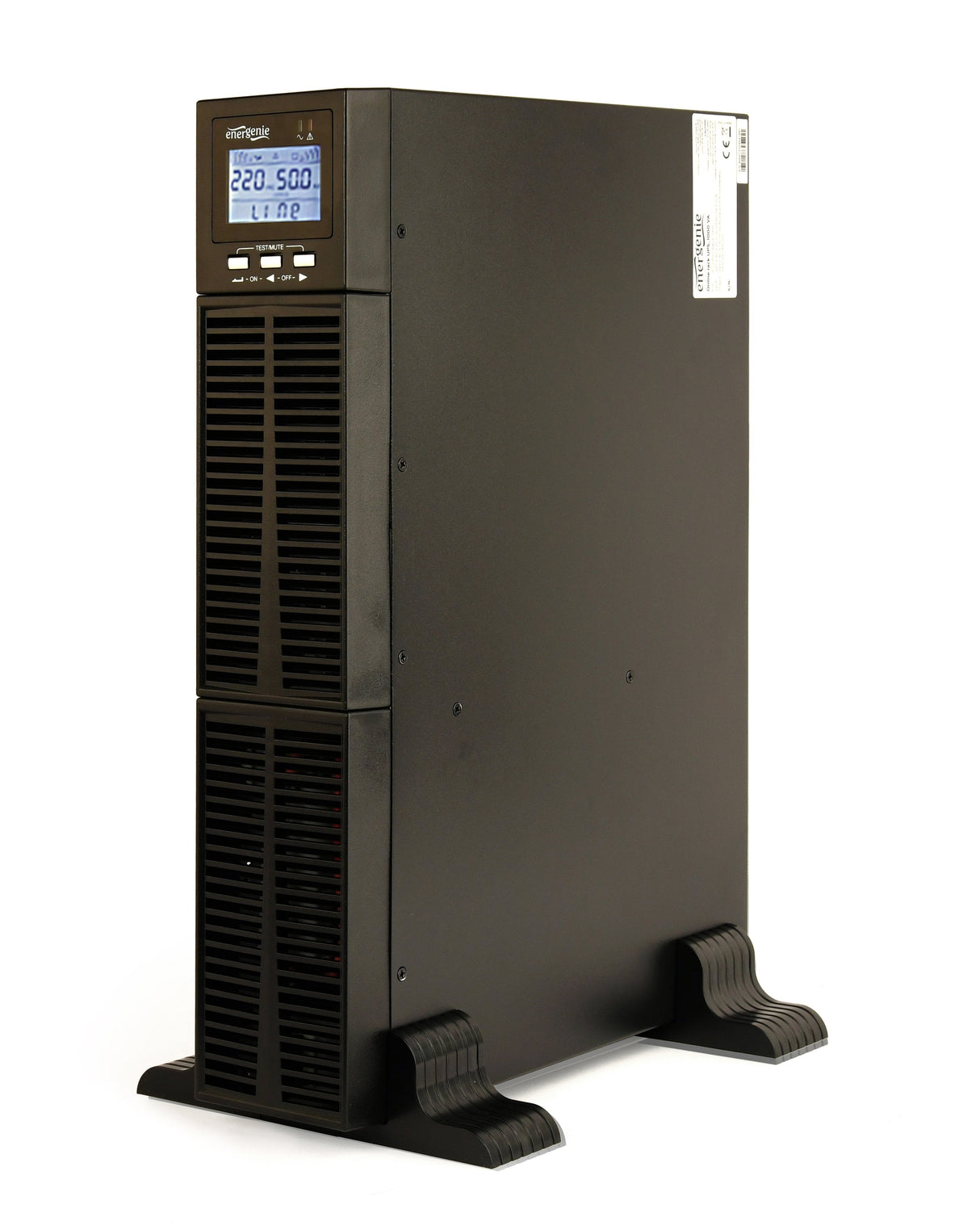 EAN 8716309126458 - Gembird ENERGENIE online rack UPS 1000VA 3x IEC LCD display juodas colour imagen 1