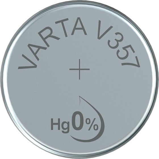 Varta Bateria Silver Oxide, 357, Sr44, 1.55v Pack 10 Piezas