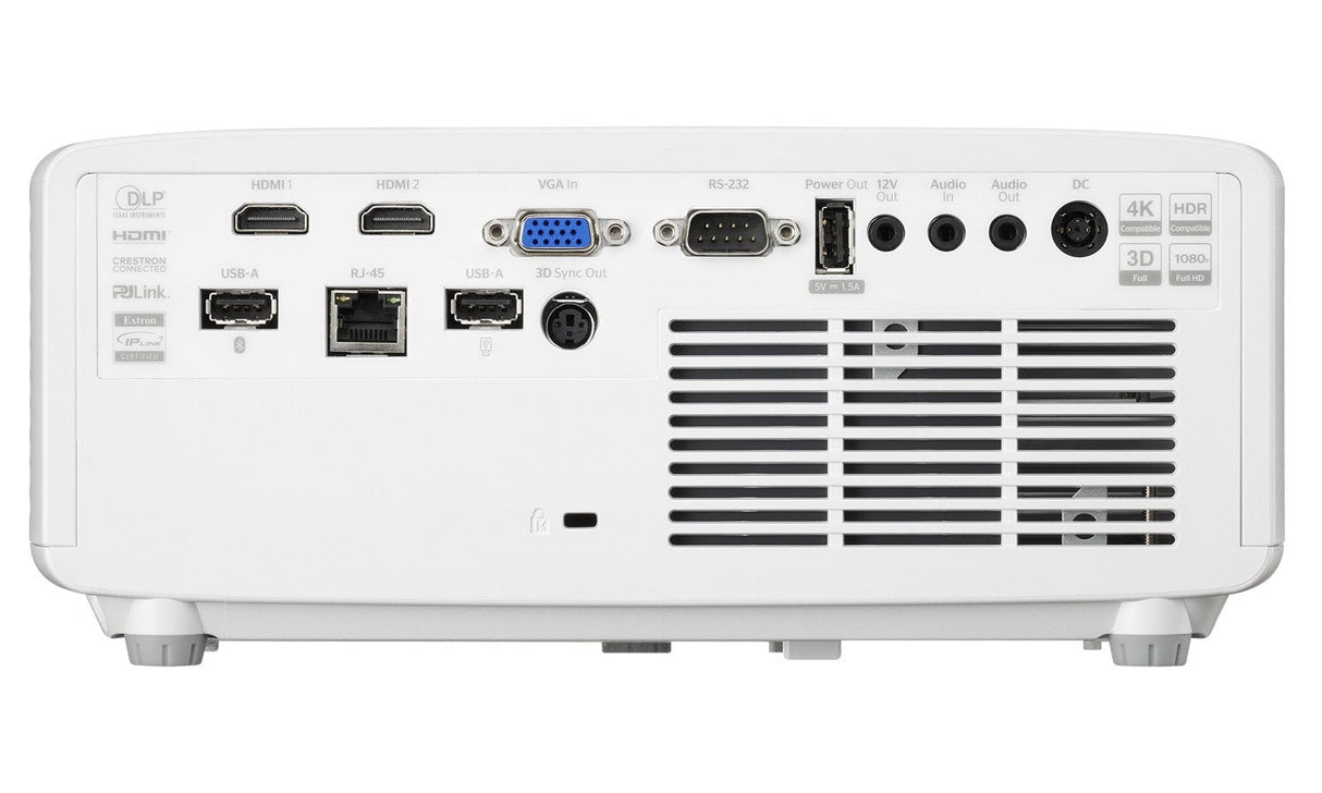 Proyector Láser Optoma Zh451 4600 Lúmenes Full Hd Hdmi-Vga-Rs232 Blanco