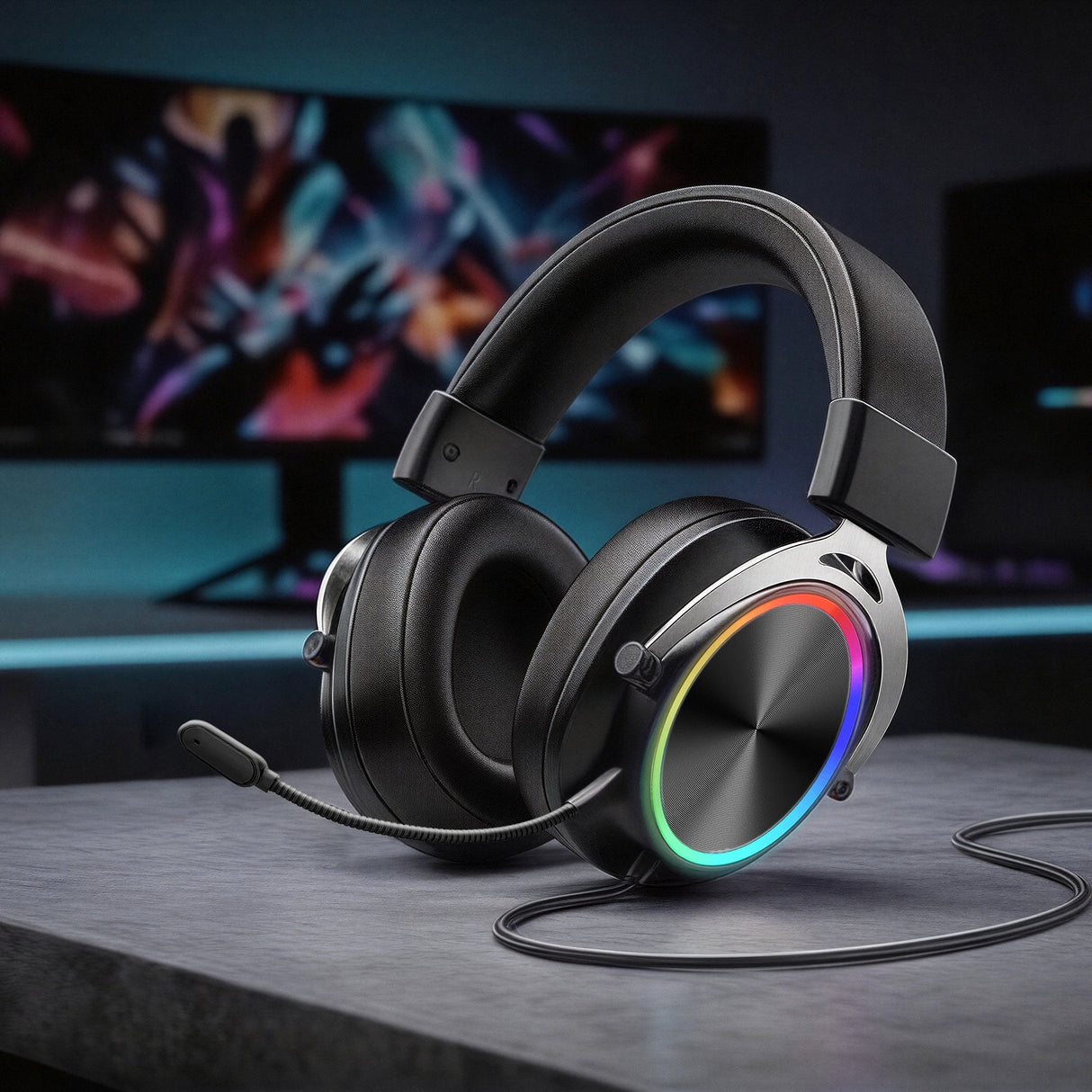 Auriculares Gaming Inalámbricos Con Micrófono Mars Gaming Mh-Forge Jack 3.5 Bluetooth Negros