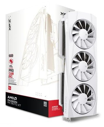Xfx Vga 16gb Radeon Rx9070xt Quicksilver White Oc Gaming 3xdp/1xhdmi Quicksilver Amd Radeon Rx 9070xt Oc Gaming Edition