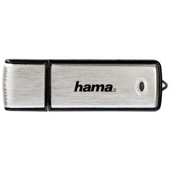 Hama Fancy Memoria Pendrive Usb 2.0 Con Tapa - 64gb De Capacidad - 10mb/S De Transferencia - Aluminio Cepillado - Color