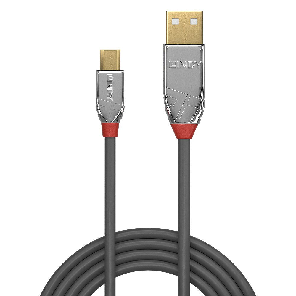 Cable 0.5m Usb 2.0 Type A To Micro-B Cromo Line