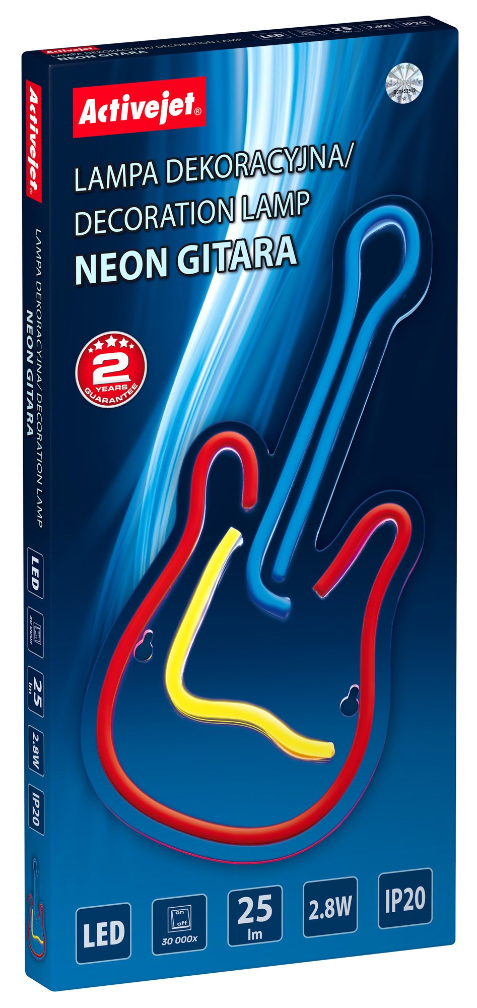 EAN 5901443123057 - Activejet AJE-NEON GITARA iluminación de techo imagen 4