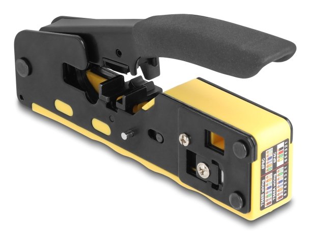Alicates De Crimpado Para 6p 8p Rj45 Rj11 Conector Macho Cat. 5 6 7 Con Klinge Y Abisolierer