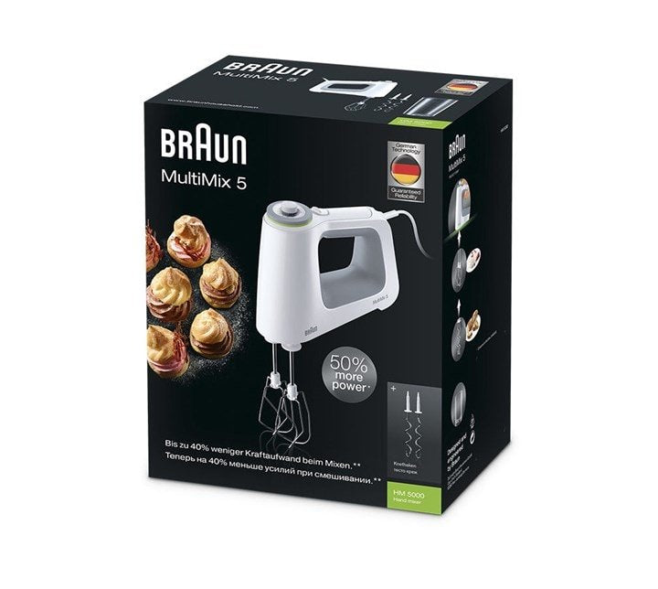 Braun Multimix 5 Hm 5000 Handrührgerät Gris/Weiss