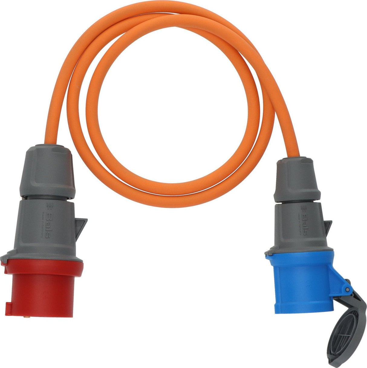 Cable Adaptador Para Camping/Adaptador Cee Con Enchufe Cee De 400 V/16 A Y Toma Cee (1,5 M Naranja, H07rn-F 3g2.5