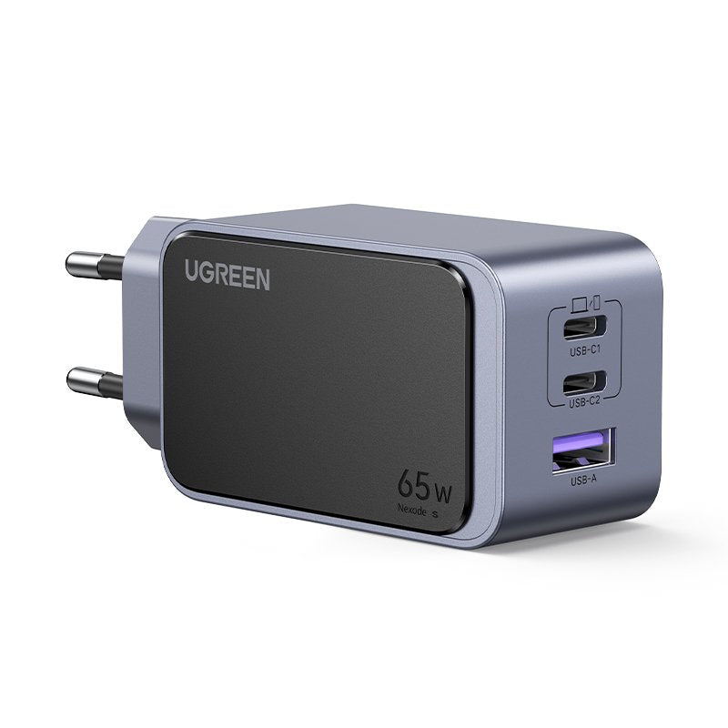 EAN 6941876230426 - Ugreen Nexode Air 65W sieninis kroviklis, USB + 2x USB-C pilkos spalvos Ordenador portátil, Teléfono móvi imagen 1