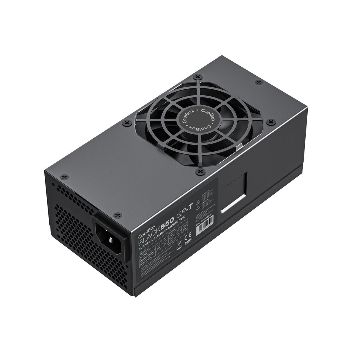 Coolbox Fuente De Alimentacion Tfx Black550 Gr-T 550w Negra