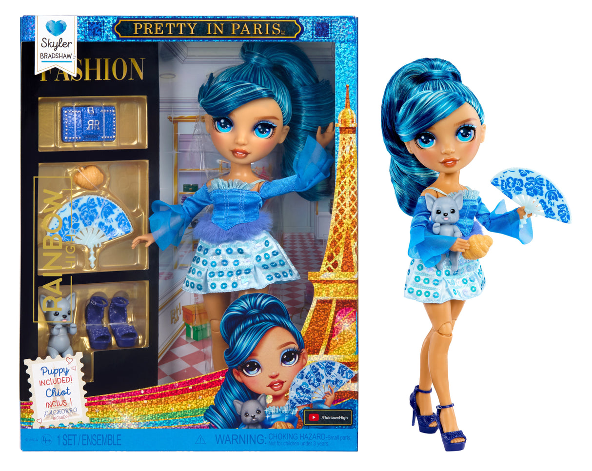 Mga Entertainment Mga Rainbow High Pretty In Paris Fashion Doll- Skyler 248866-Euc