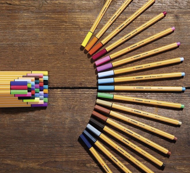 Stabilo Point 88 Rotulador Ocre Oscuro -10u-