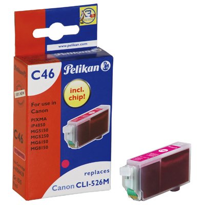 Pelikan Patrone Canon C46 Cli526 Ma Magenta Compatible