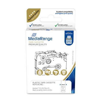 EAN 4260459618294 - MediaRange MRBTZ211 etiqueta de impresora Negro imagen 1