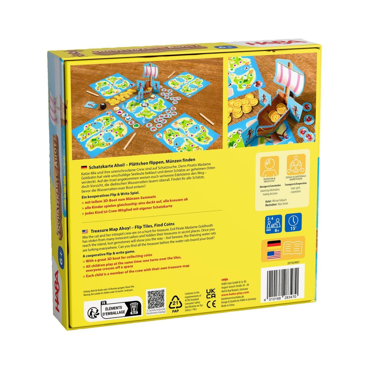Haba Mapa Del Tesoro Ahoi!, Juego De Mesa 2011824001