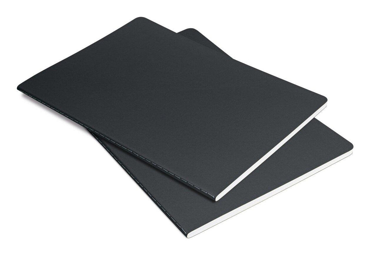 Sigel Notizhefte Linescape Ca. Din A5 Cuadriculado Gris Oscuro Gris Claro Softcover - Material De Oficina