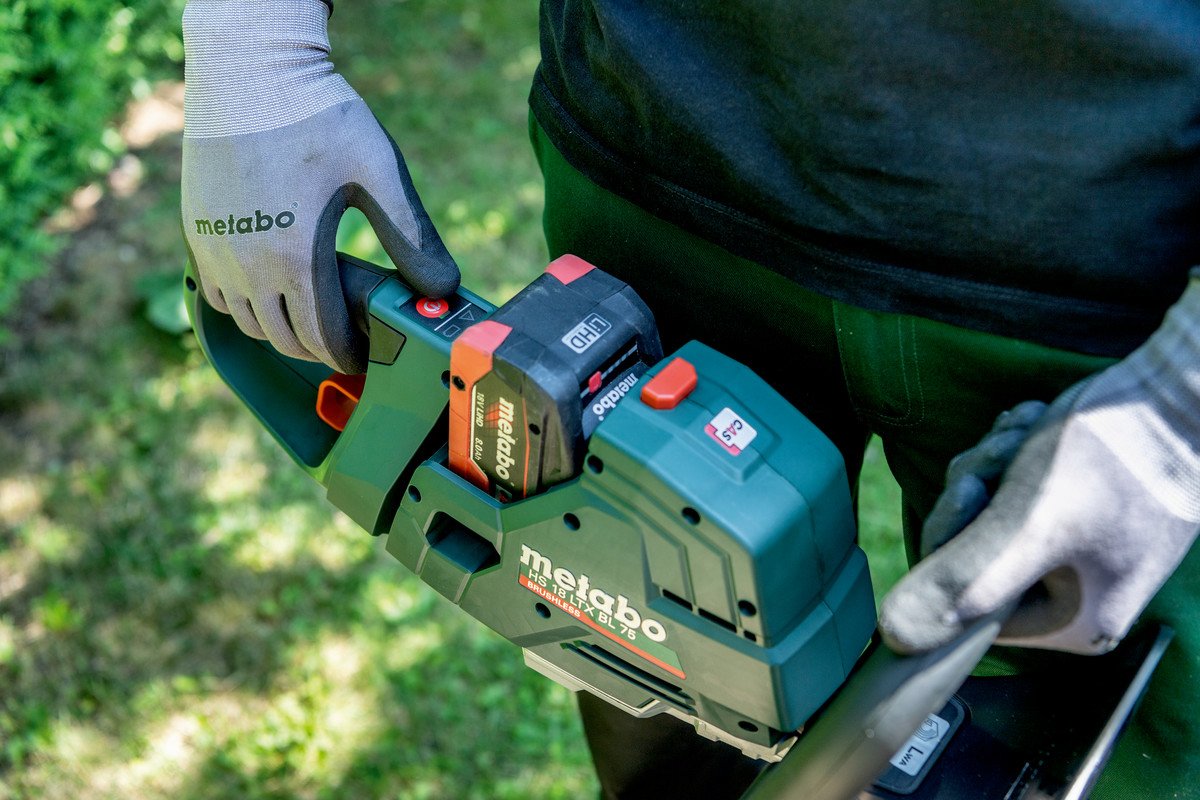 Cortasetos Inalámbrico Metabo Hs 18 Ltx Bl 75 Solo