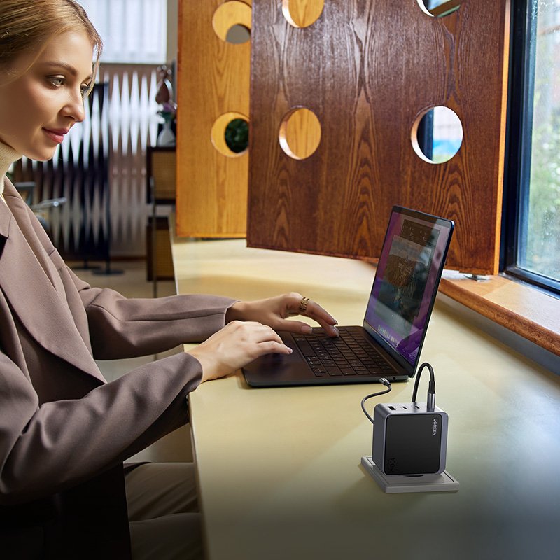 EAN 6941876230433 - Ugreen Nexode S 100W 4-Port GaN Fast Charger EU gray Ordenador portátil, Teléfono móvil, Portátil, Baterí imagen 12