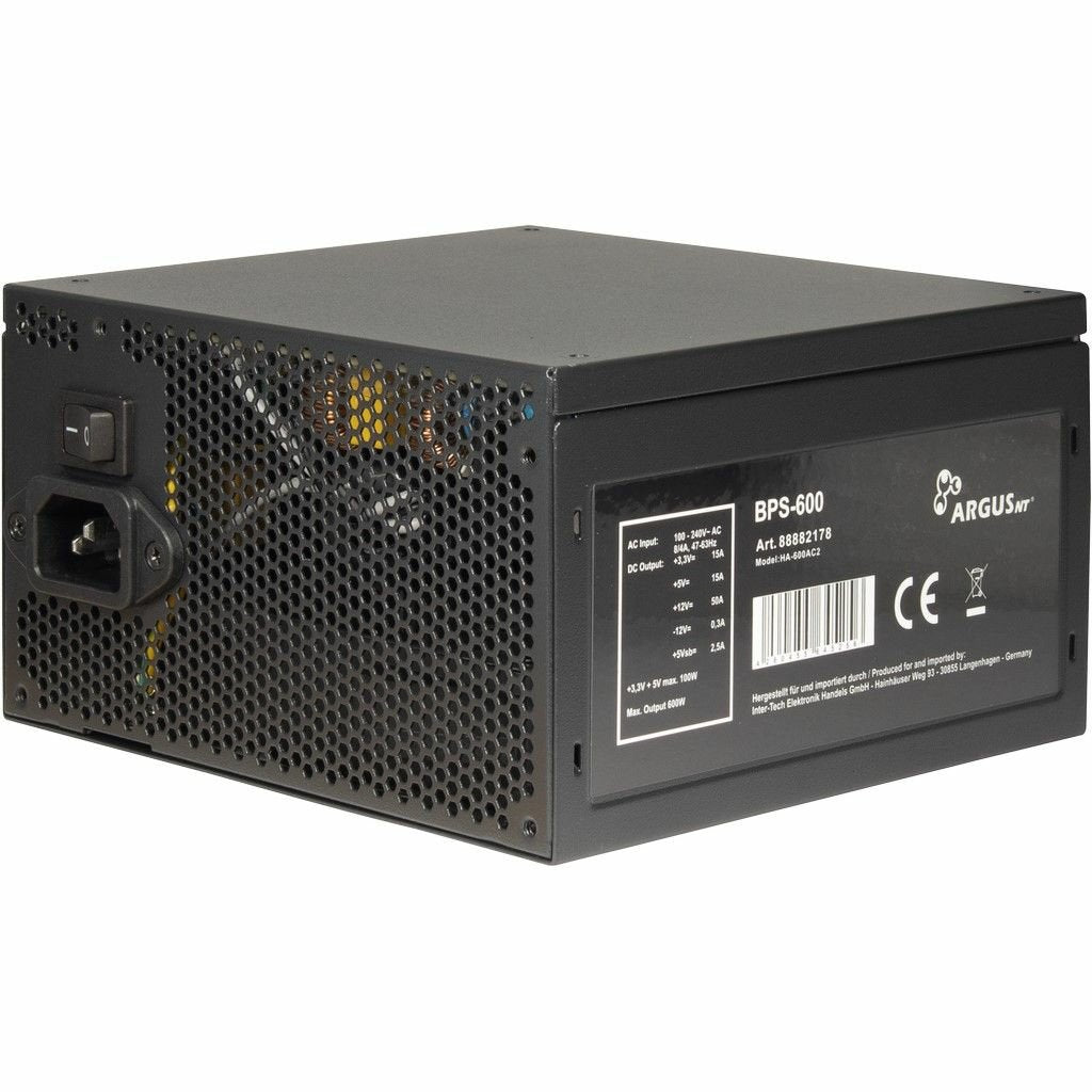 Fuente De Alimentación Inter-Tech Argus Bps-600 600w, Para Pc 88882178