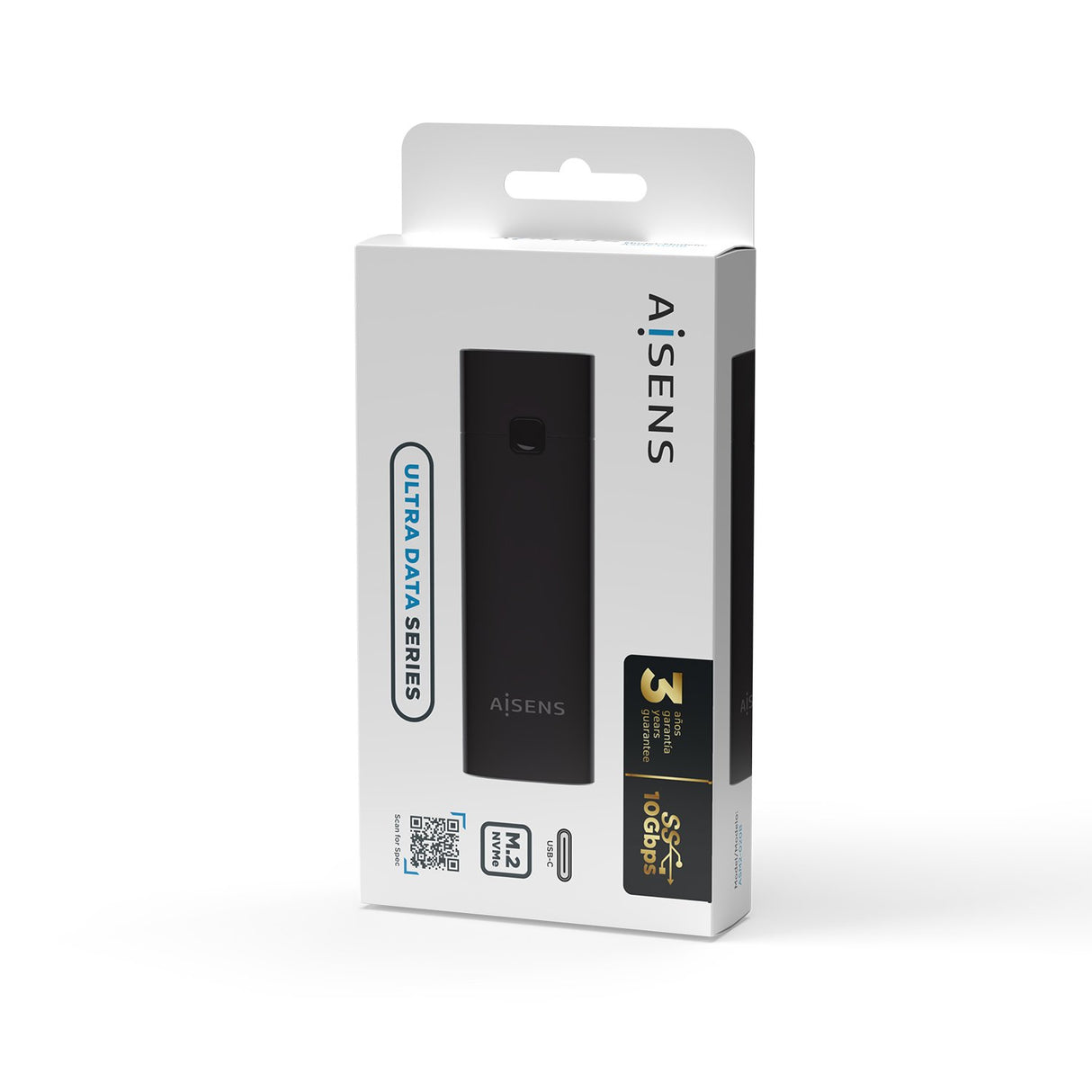 EAN 8436574707564 - AISENS ASM2-020B caja para disco duro externo Caja externa para unidad de estado sólido (SSD) Negro imagen 6