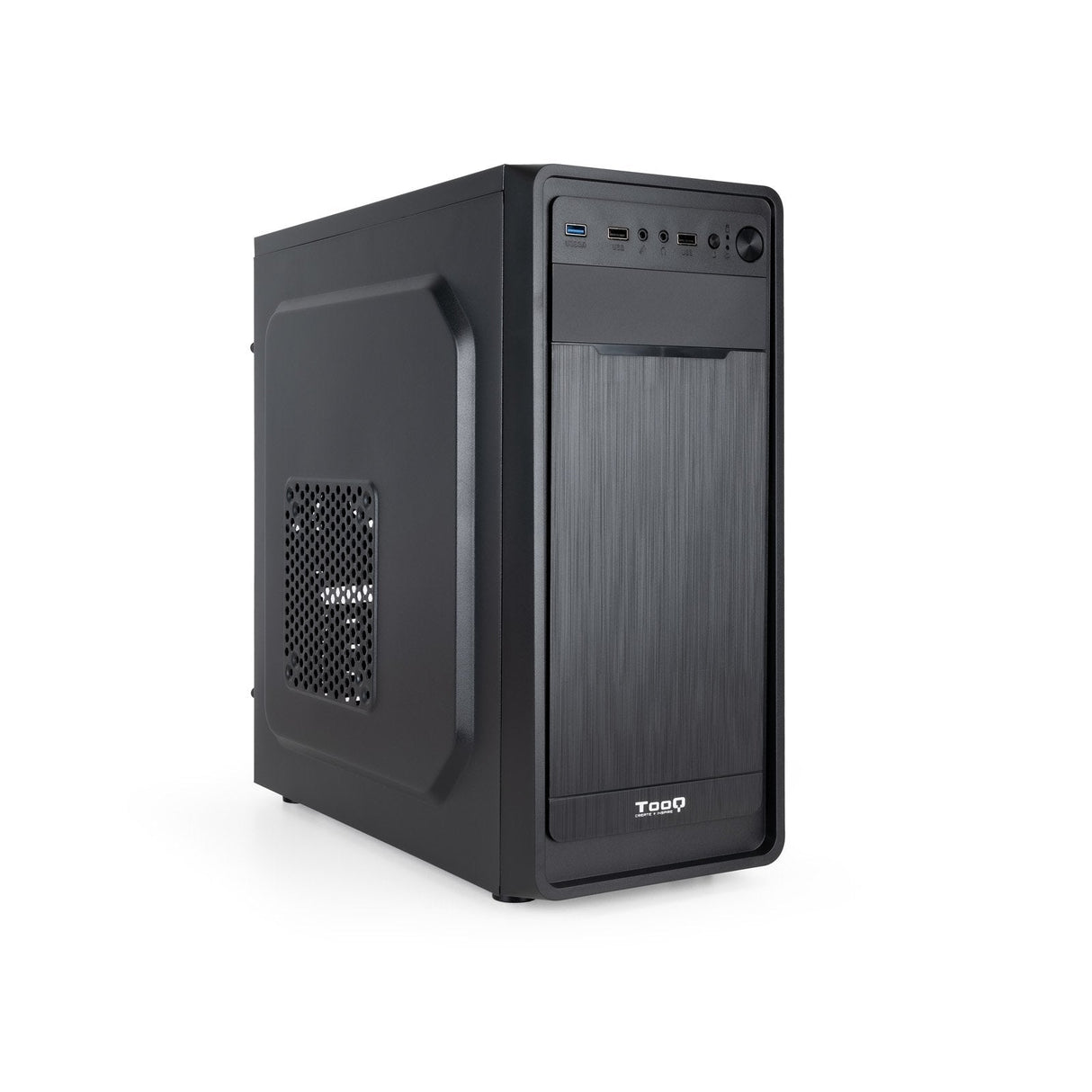 Tooq Caja Semitorre Atx/Microatx/Mini-Itx - Tamaño Disco Soportado 3.5", 2.5" - Usb3.0, 2.0, Audio Hd - Ventilador