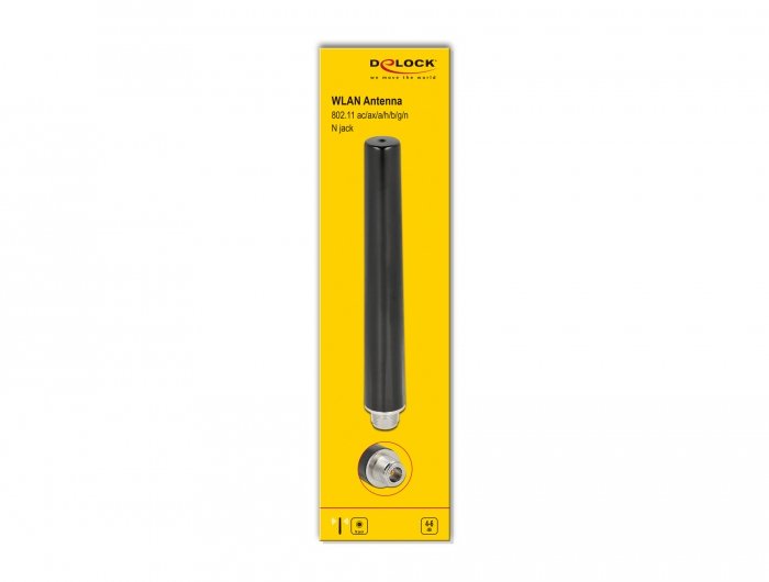 Delock Dualband Wlan Wifi 6 Antena N Hembra 4 - 6 Dbi 16,55 Cm