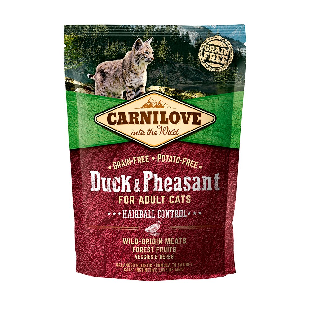 EAN 8595602512355 - CARNILOVE 512355 alimento seco para gatos 400 g Adulto Faisán, Pato imagen 1
