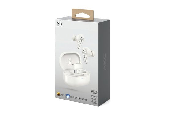 Auriculares Akg N5 Hybrid White Inalámbricos Con Cancelación De Ruido